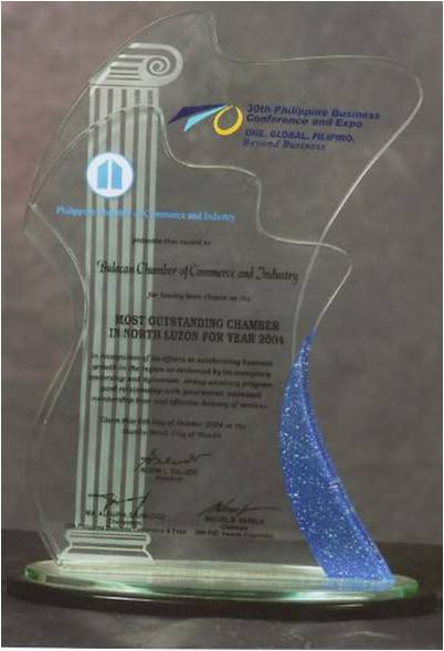 Most Outstanding Chamber in North Luzon Year 2004 Most Outstanding Chamber in North Luzon Year 2004